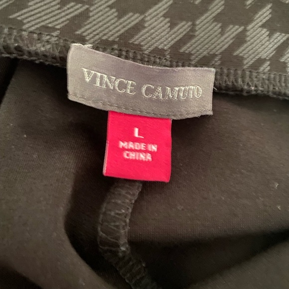 Vince Camuto High-Waisted Houndstooth Leggings size L - Picture 2 of 5